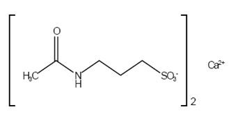 Acamprosate Calcium Structural Formula