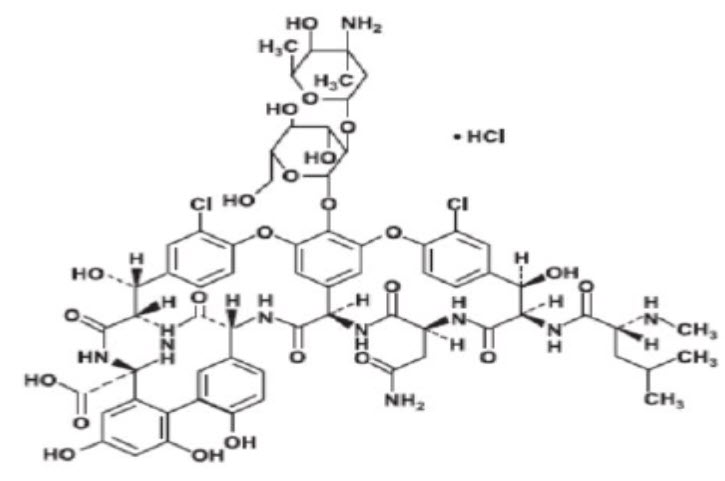 Vancomycin Structural Formula