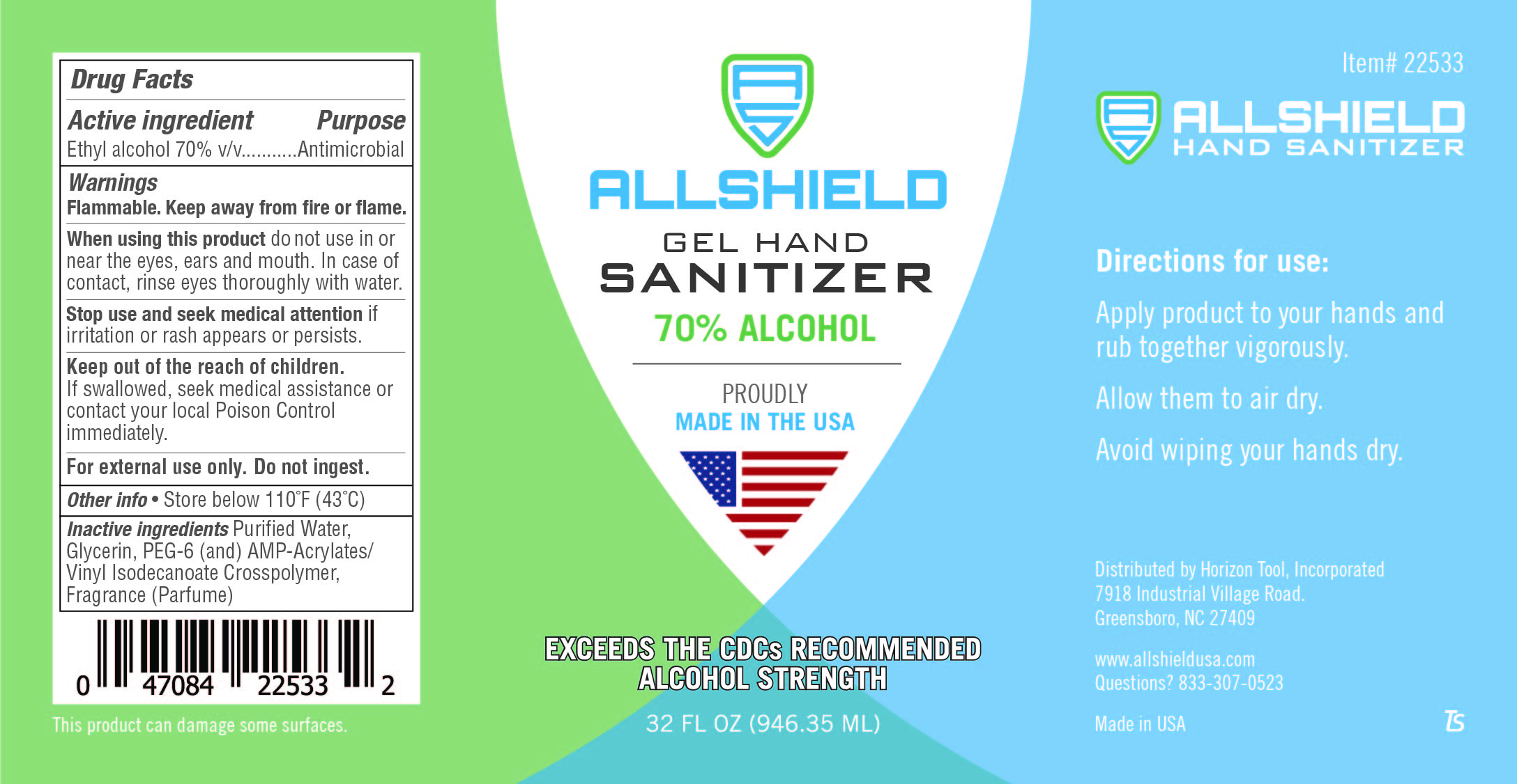 946.35 ml label