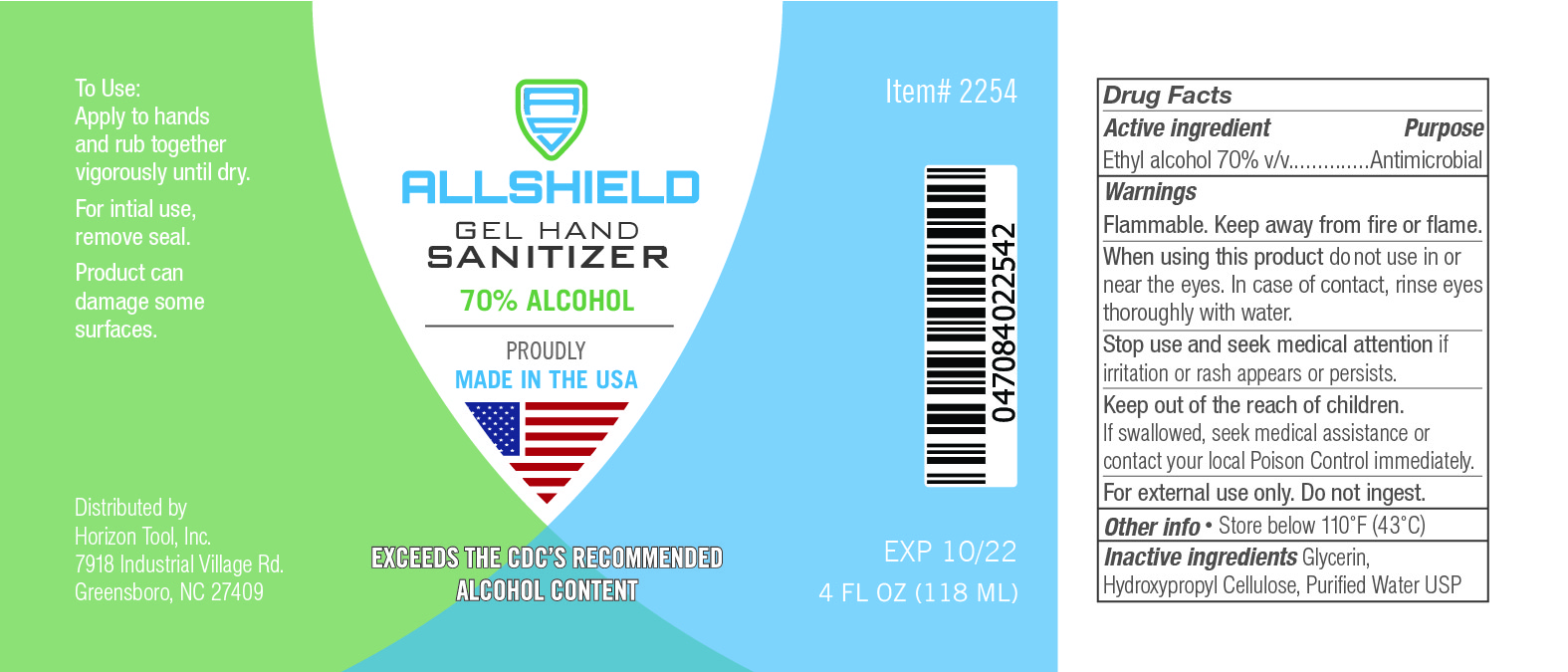 118 mL gel 