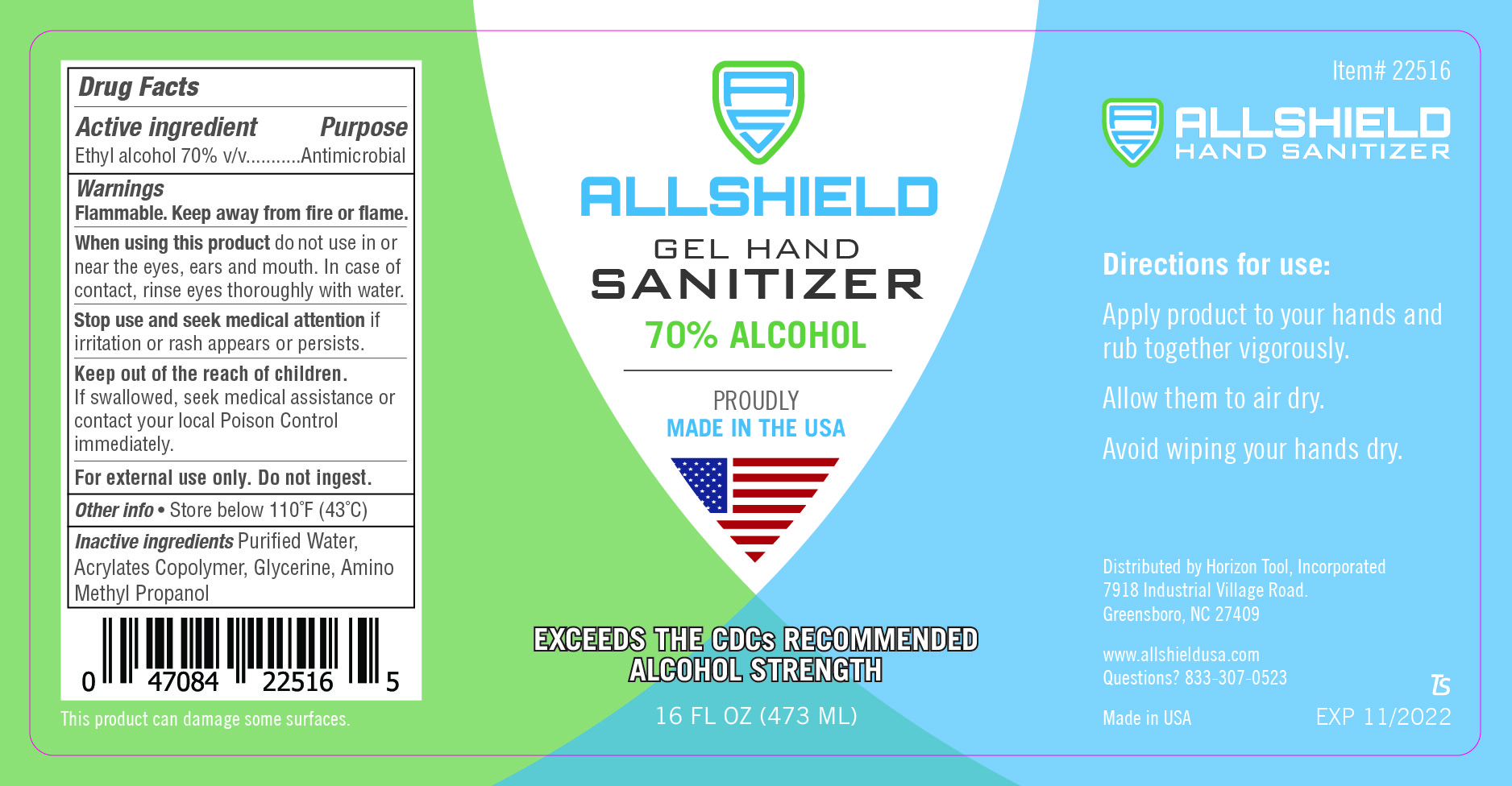 473mL gel TenSan