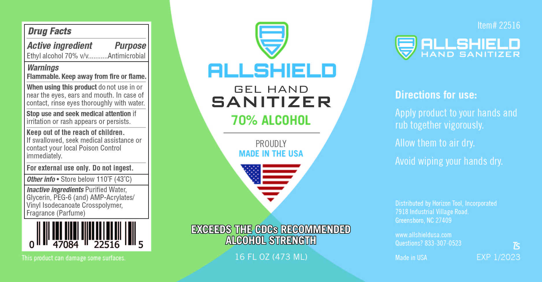 473 mL label