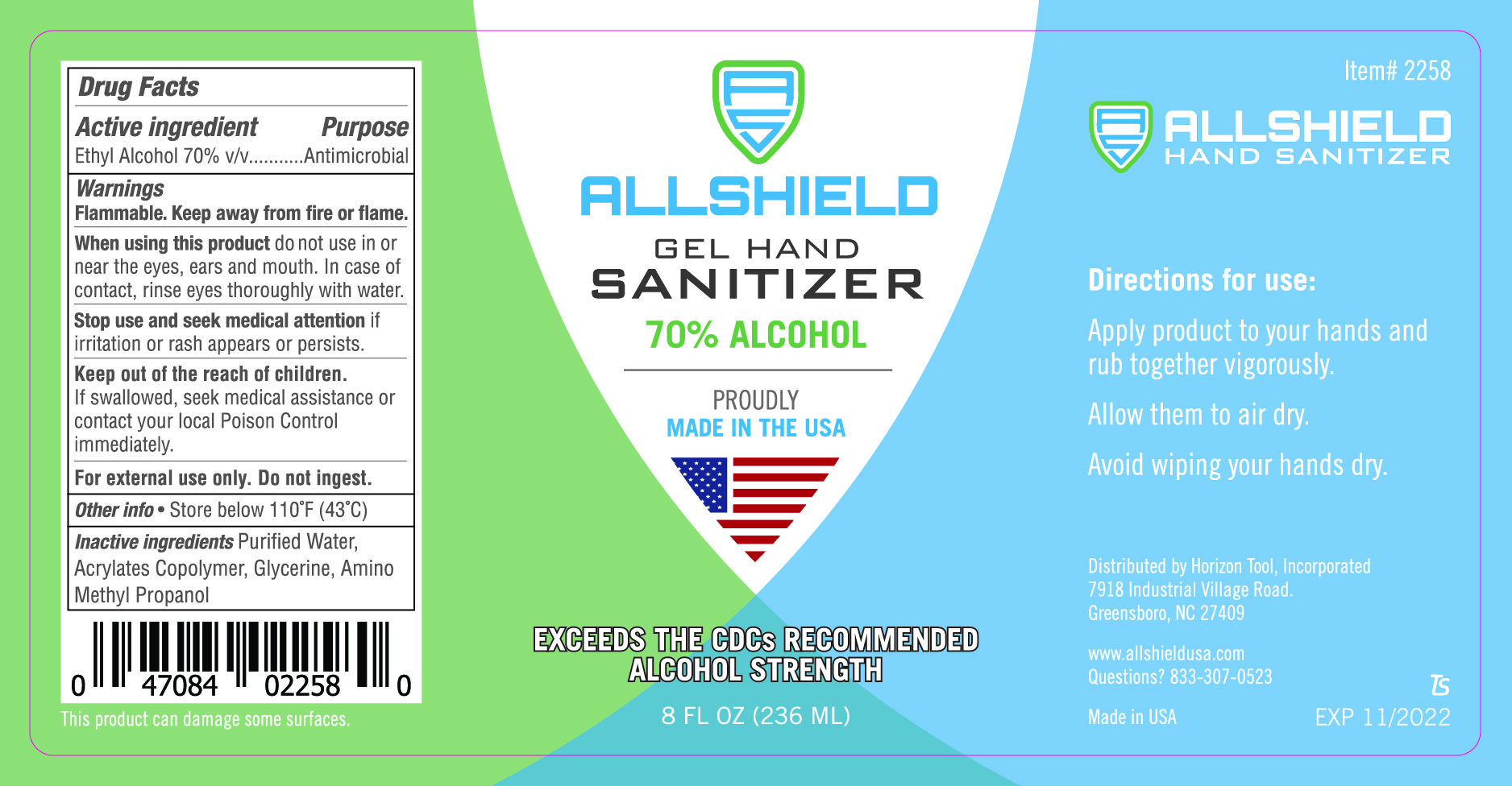 236mL gel TenSan