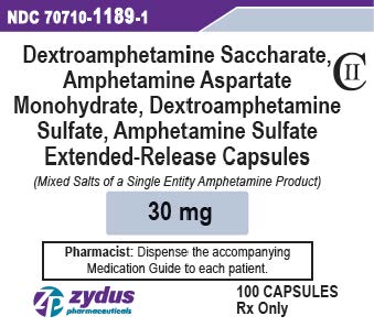 30 mg 100 count Bottle Label