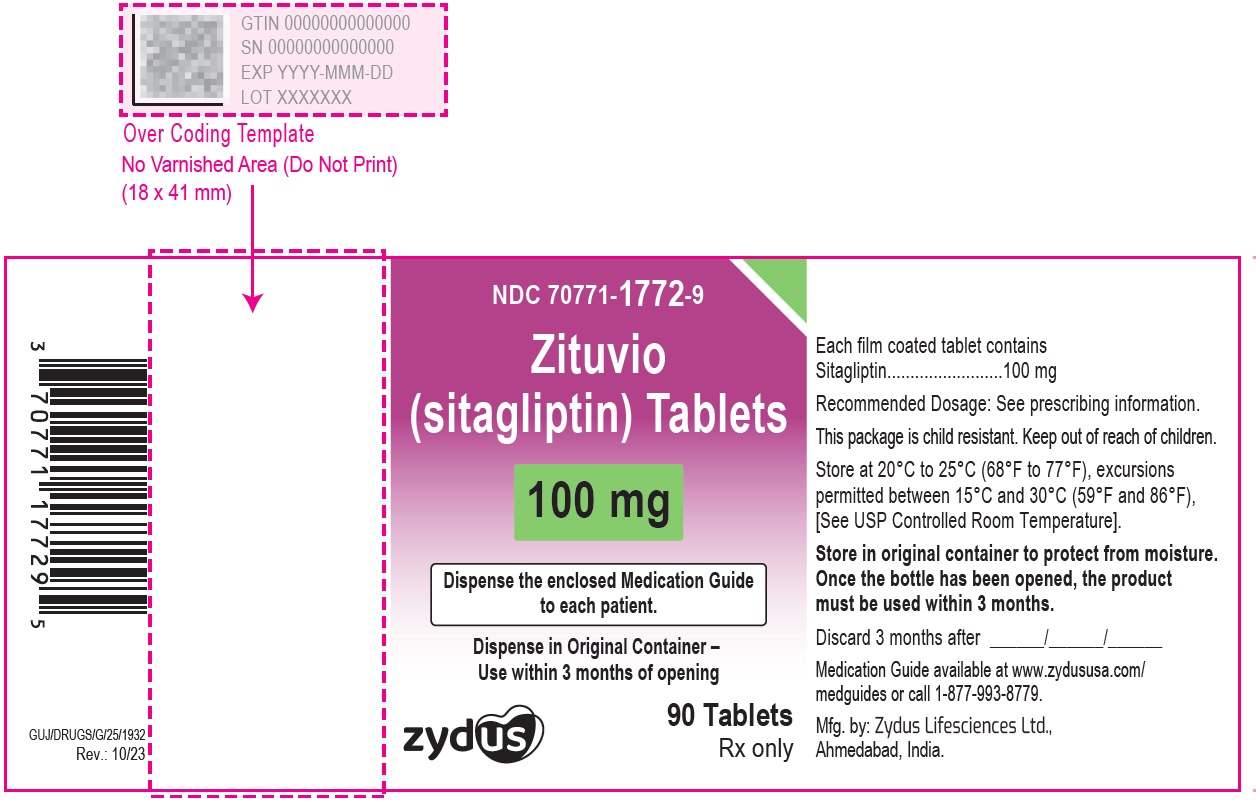 100 mg label