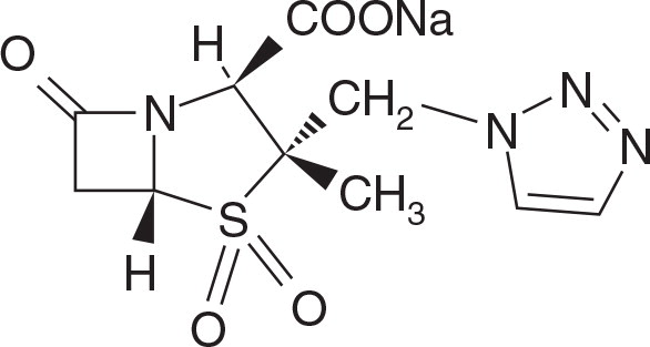 Structure of Tazobactam Sodium  