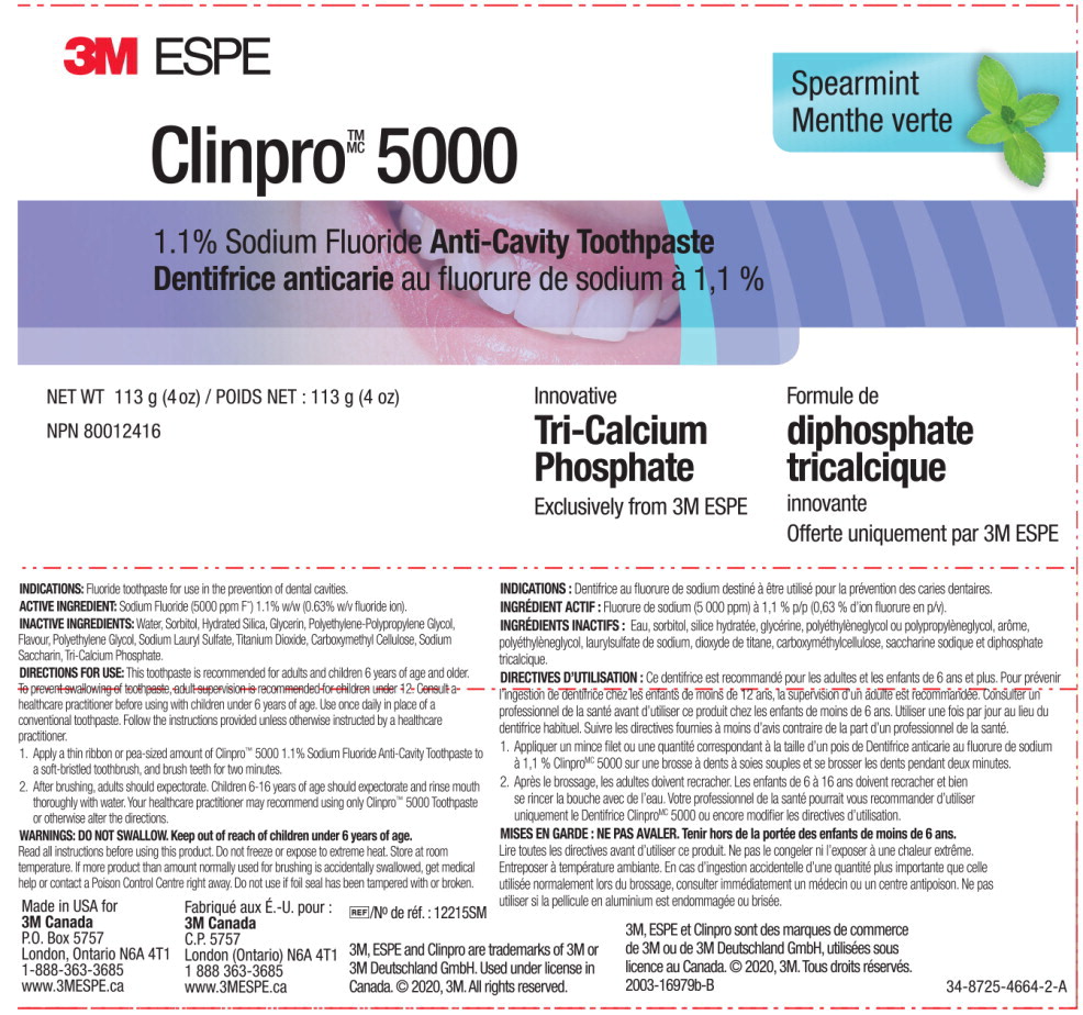 Principal Display Panel – CA Tube Label  