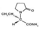 Levetiracretam structural formula