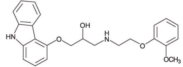 carvedilol-chemical- structure