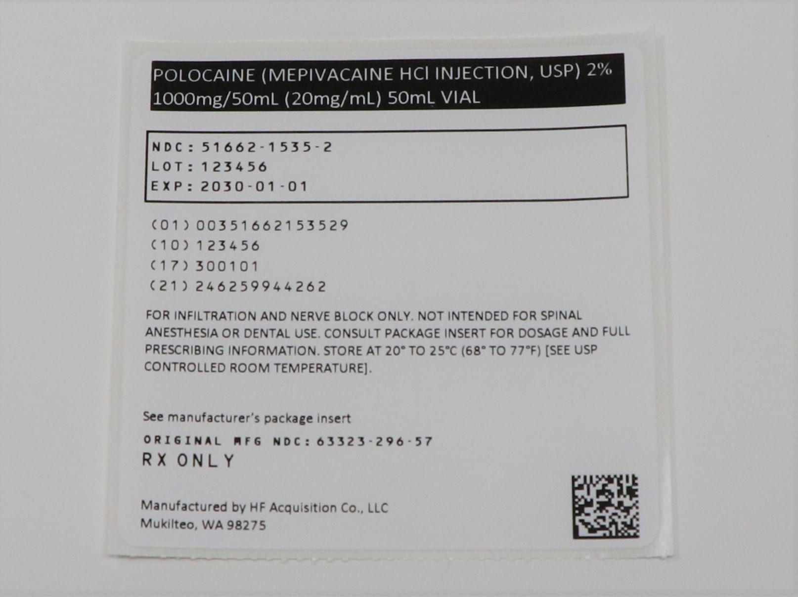 POUCH LABEL