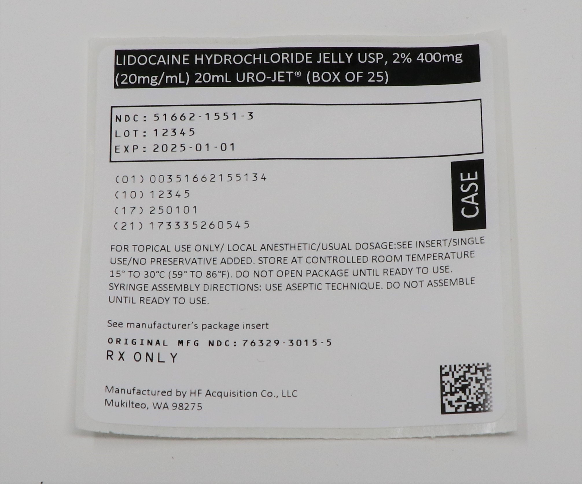 CASE LABELING