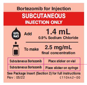 Bortezomib Subcutaneous Sticker