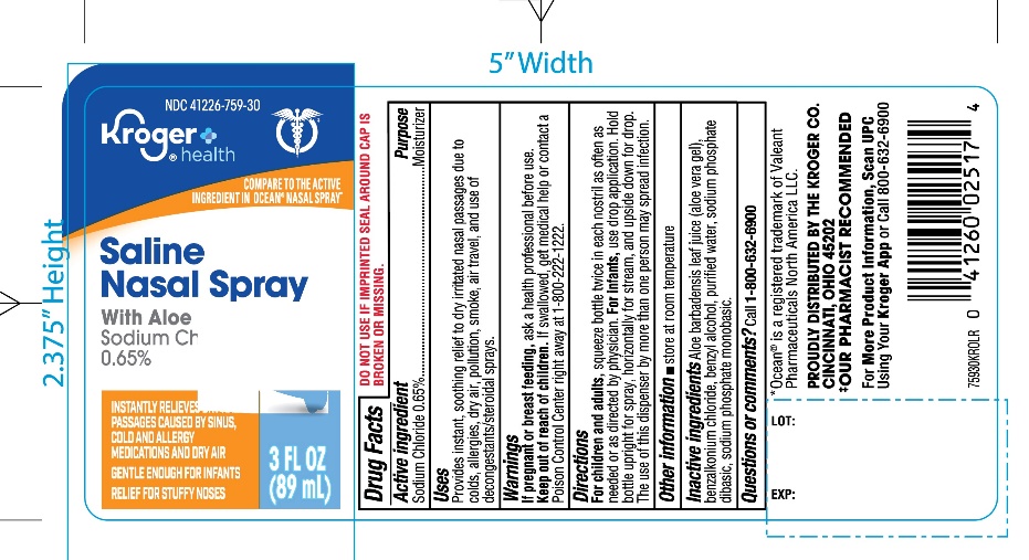 KROGER Saline Nasal Spray
