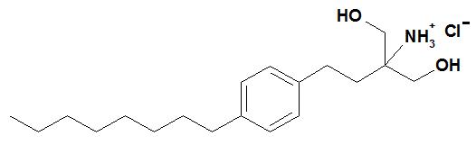 Fingolimod chemical structure