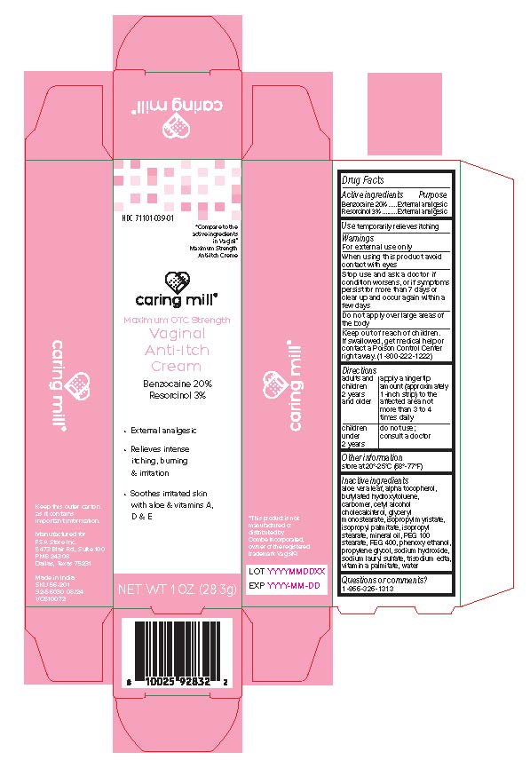 Caring Mills Vaginal Anti-Itch Cream