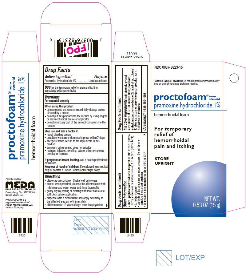 Proctofoam Hydrochloride Foam Carton Label