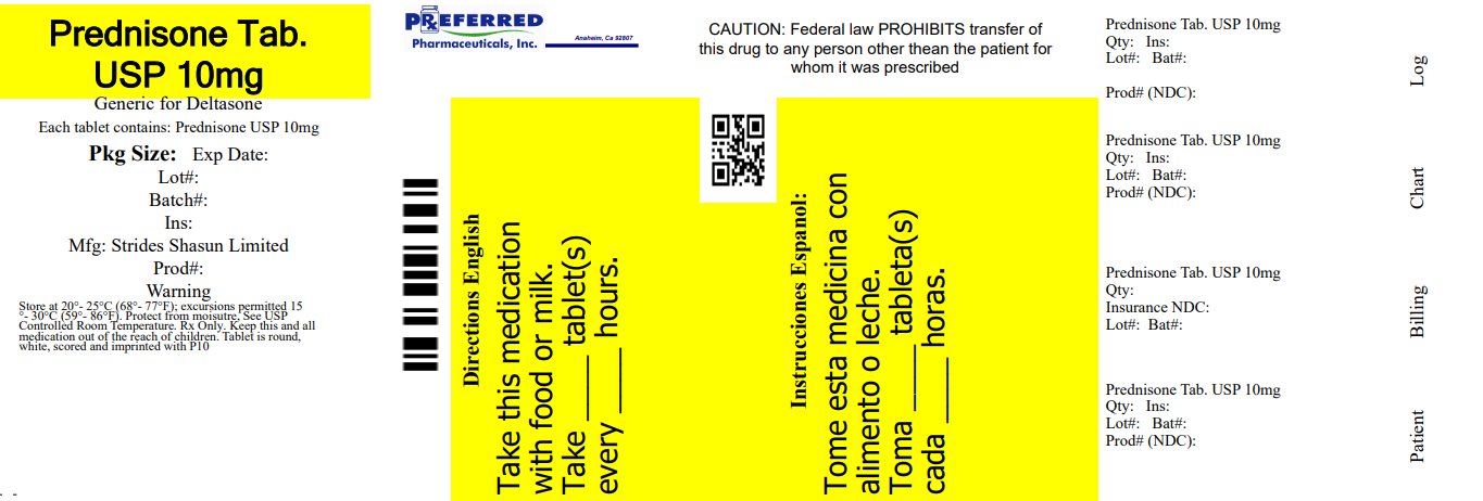 Prednisone Tab USP 10mg