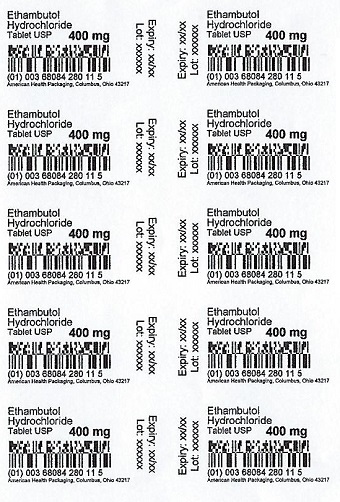 400 mg Ethambutol Tablet Blister
