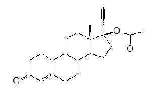 Norethindrone Acetate structural formula