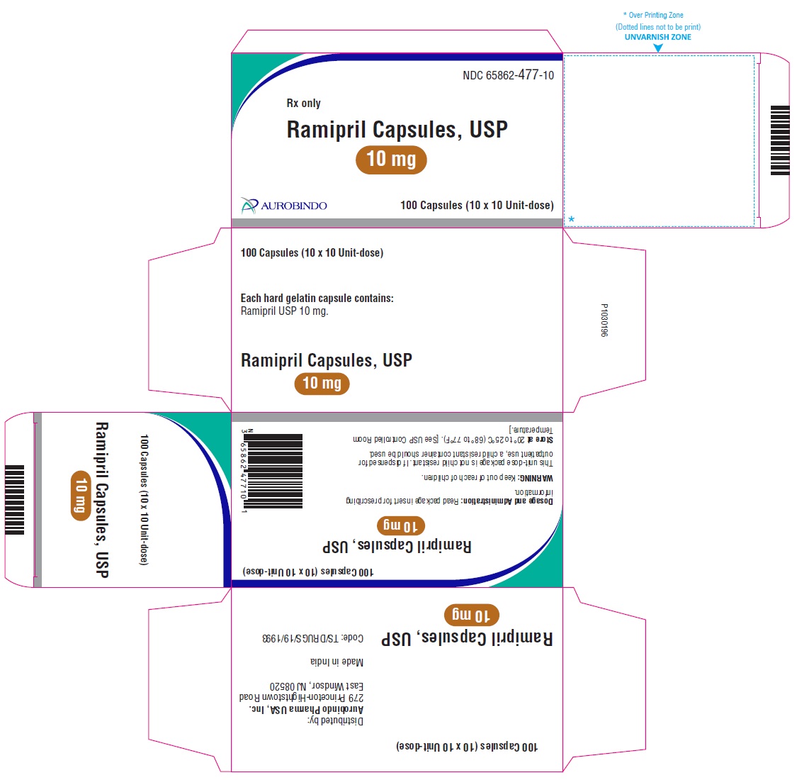 PACKAGE LABEL-PRINCIPAL DISPLAY PANEL - 10 mg Blister Carton (10 x 10 Unit- dose)