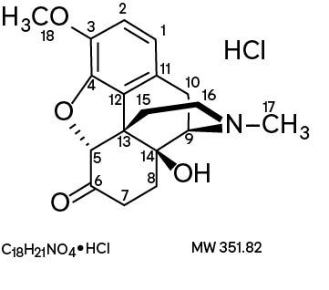 chemical-structure-oxycodone- hcl