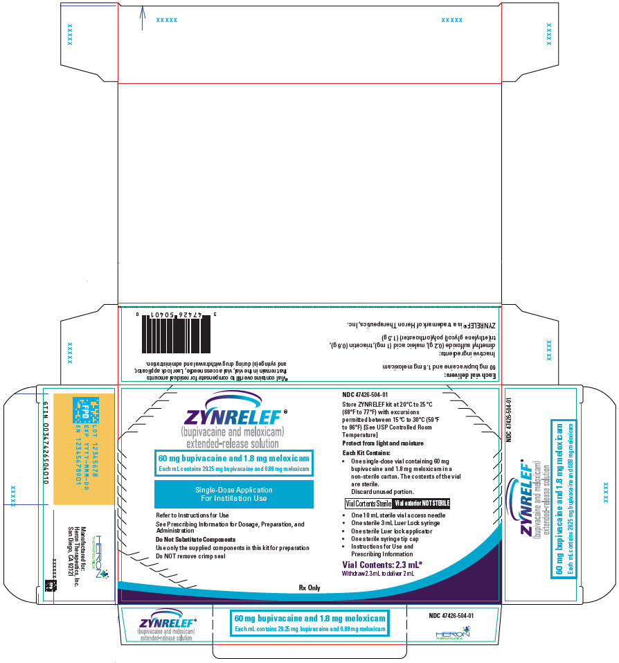 PRINCIPAL DISPLAY PANEL - Kit Carton - 2.3 mL - NDC 47426-504