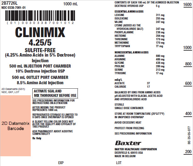 Clinimix Representative Container Label 0338-7001-01
