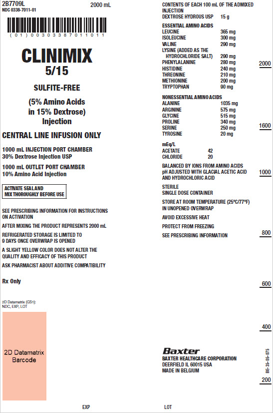 Clinimix Representative Container Label 0338-7011-01