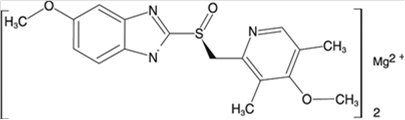 Esomeprazole Magnesium Structural Formula