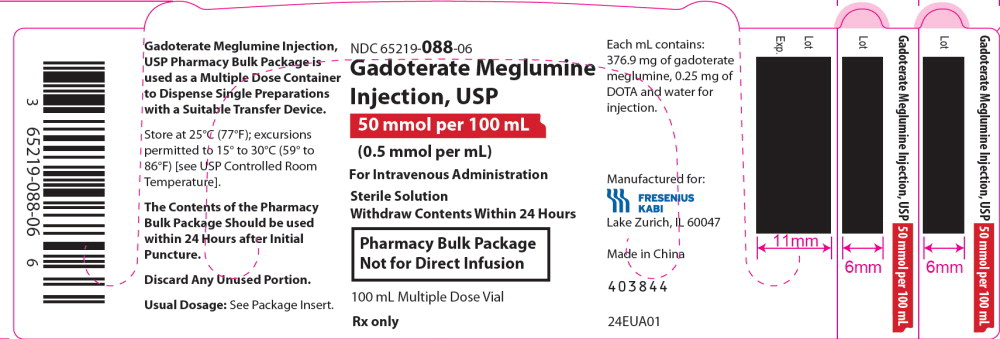 PRINCIPAL DISPLAY PANEL – 50 mmol per 100 mL Vial Label  