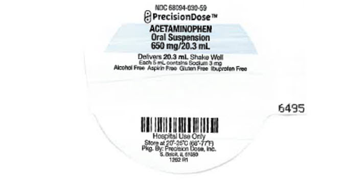 PRINCIPAL DISPLAY PANEL - 20.3 mL Cup Label