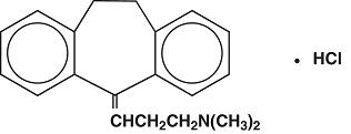Amitriptyline Structural Formula