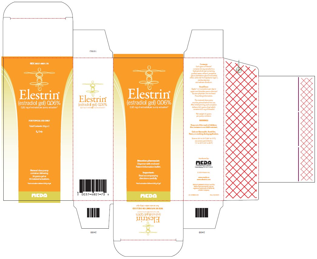 Elestrin Gel 0.06% Carton Label