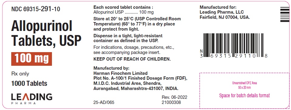 Allopurinol 100 mg 1000