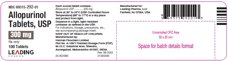 Allopurinol 300 mg 100