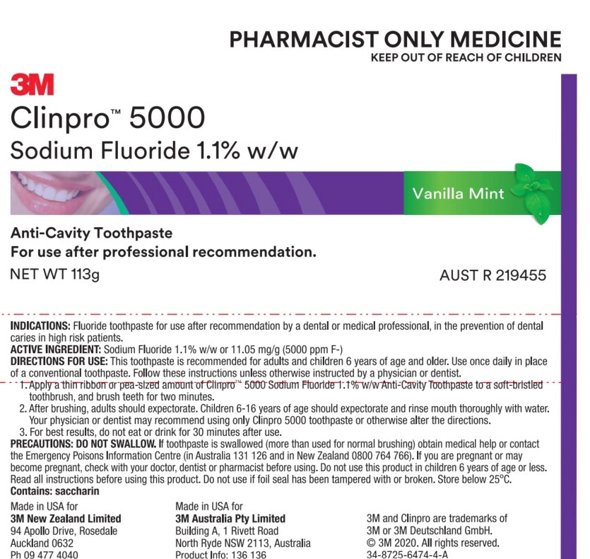 Principal Display Panel – AU/NZ Tube Label  