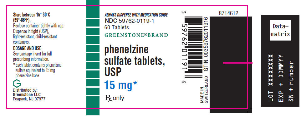 PRINCIPAL DISPLAY PANEL - 15 mg Tablet Bottle Label