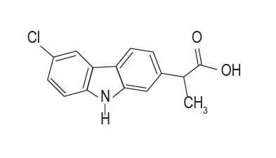 Chemical Structure of Carprofen  