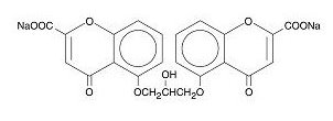 Cromolyn Sodium Structural Formula